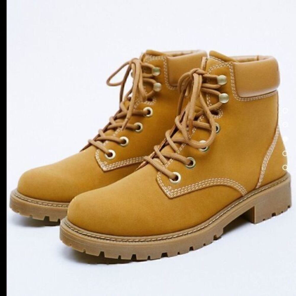 ZARA Lace Up ankle boots